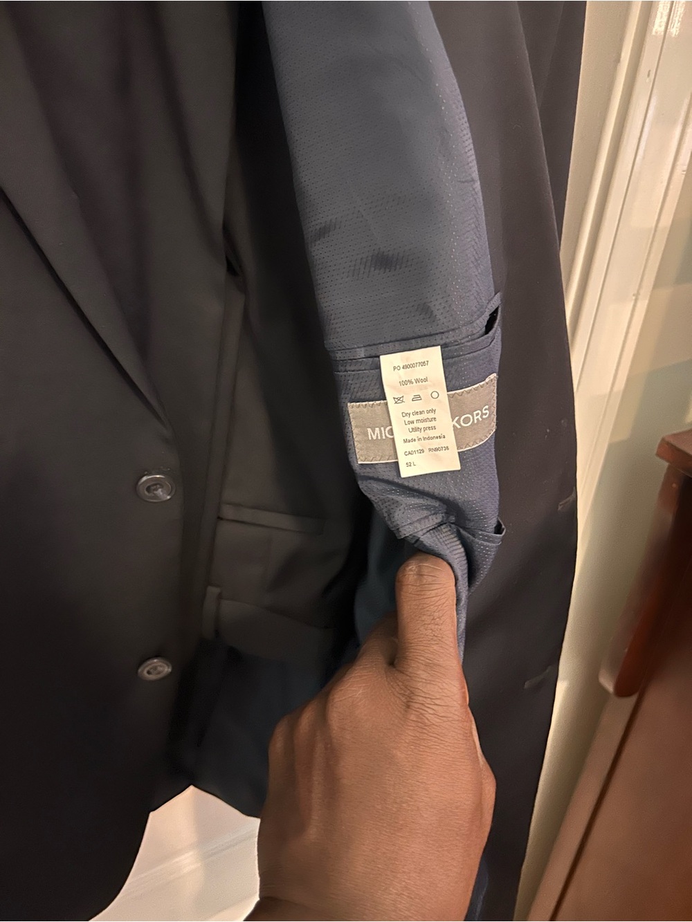 Michael Kors Navy Suit - Picture 2 of 2